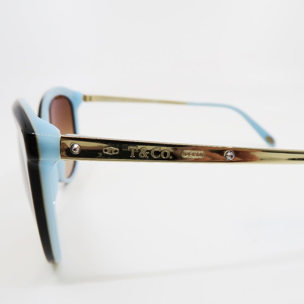 Tiffany & Co. TF 4117-B 8134/3B Tortoise & Azure - Picture 4 of 10